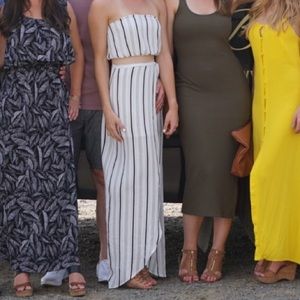 Lulus two piece skirt set